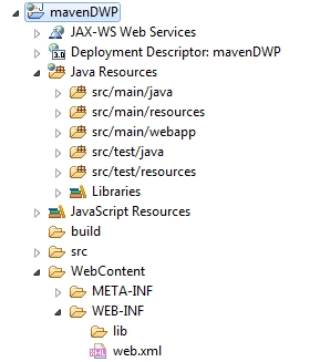 Right click on the project > Configure > Convert to Maven Project